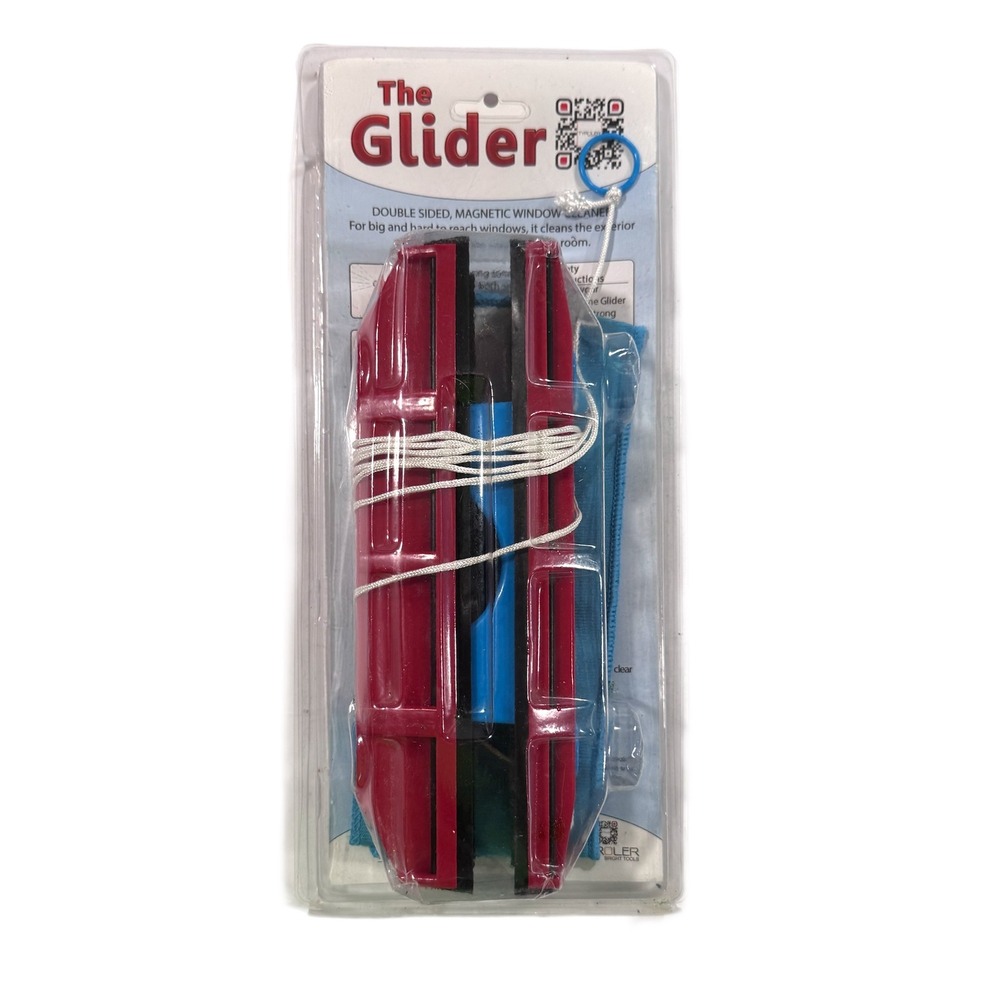 Tyroler The Glider D-2 Magnetic Window Cleaner Double Sided for 20mm Glass Red
